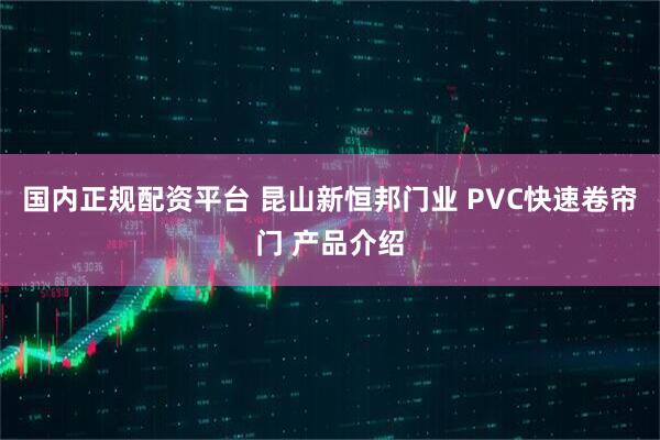 国内正规配资平台 昆山新恒邦门业 PVC快速卷帘门 产品介绍